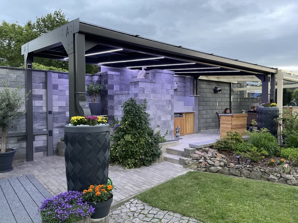 PERGOLA SOLAR SCHRÄGDACH 6°